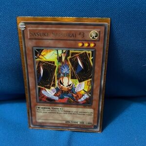 Yugioh Card Sasuke Samurai #3 Light Type Monster 1996